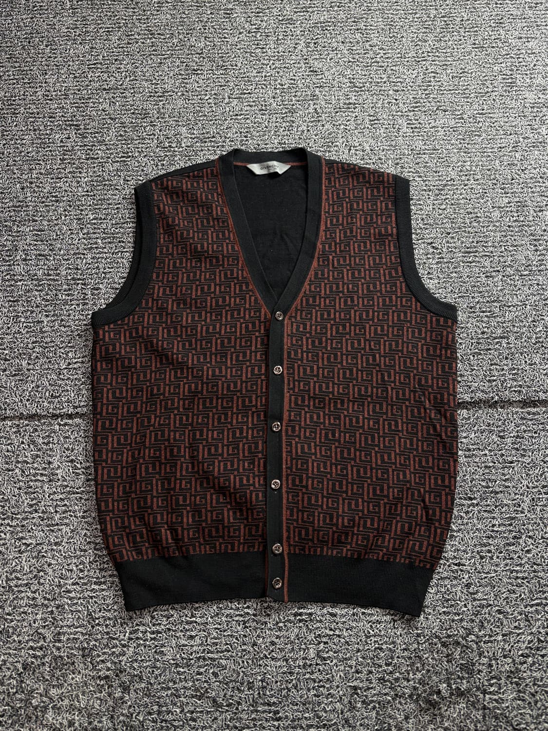 90s 지방시 아카이브 멀티 패턴 니트 베스트 2606 상품이미지2