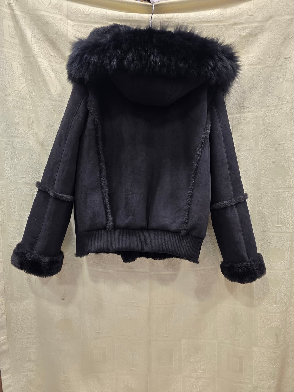 숲 Soup 블랙 퍼 무스탕 자켓 55 상품이미지4