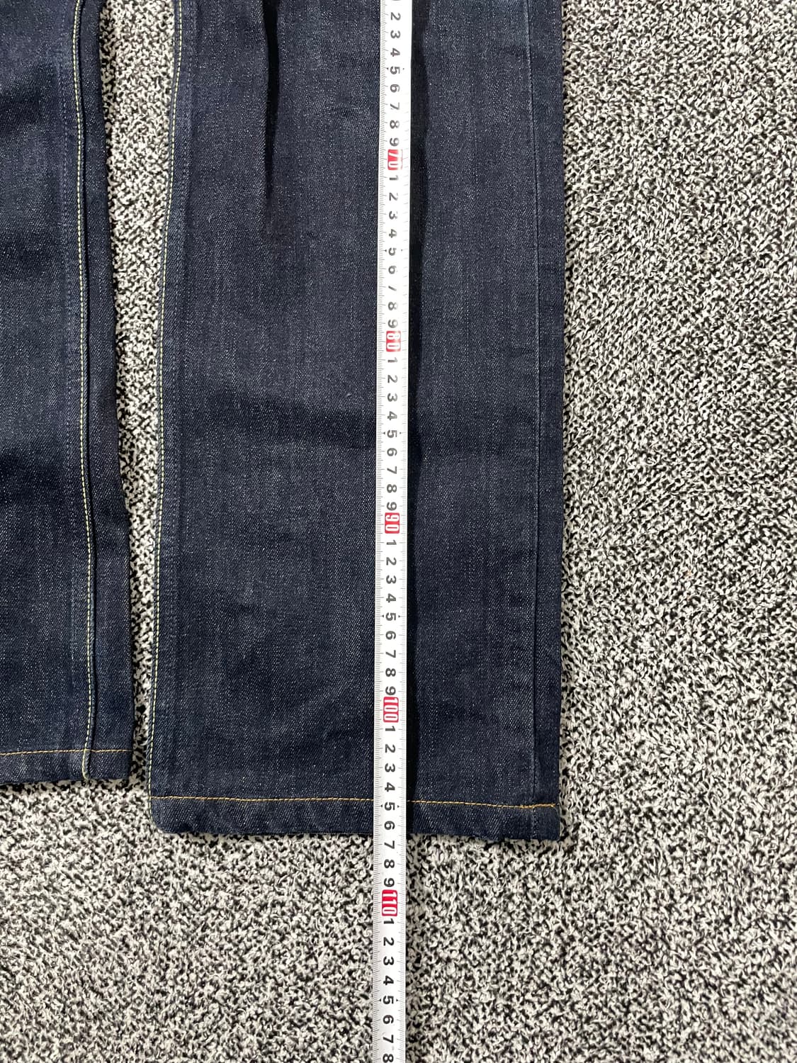 빈티지9. 리바이스 523 진청 생지 데님 팬츠 일자핏 청바지 상품이미지7