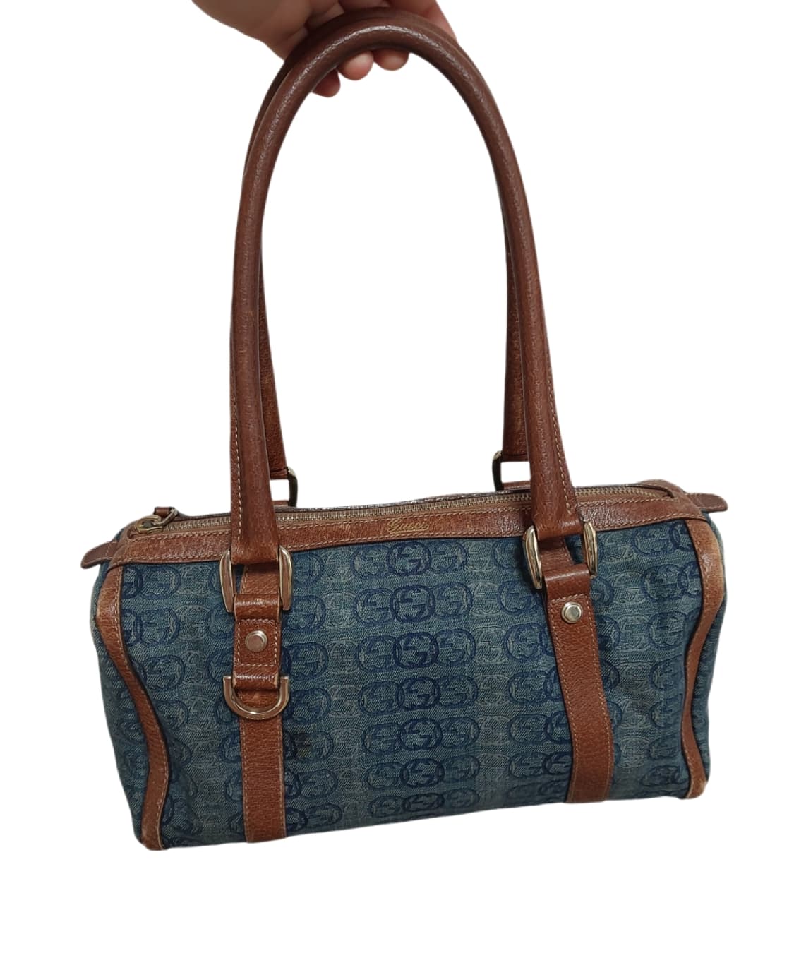 구찌 빈티지 데님 보스턴백 (정품) 상품이미지1