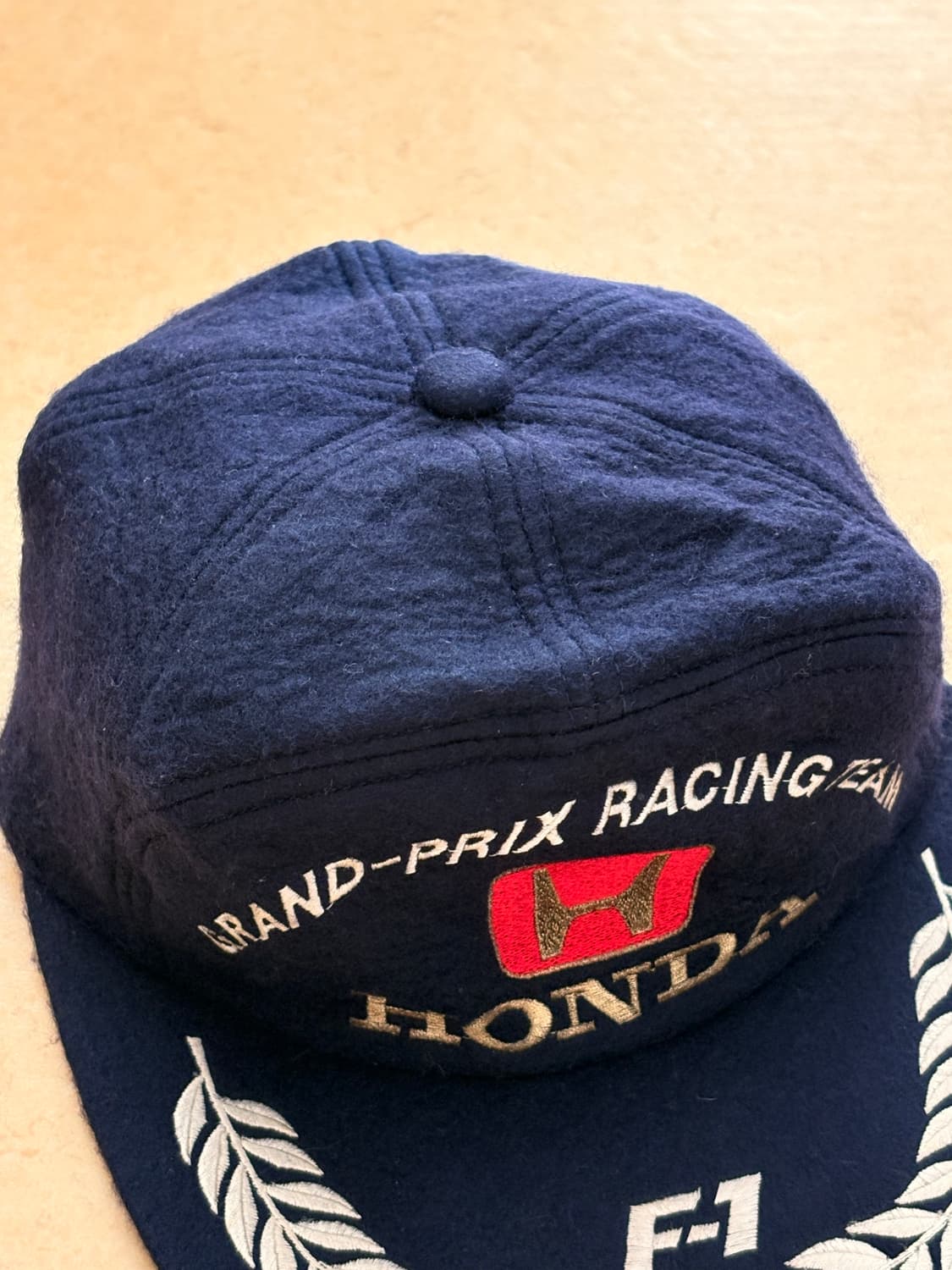 90s 혼다 HONDA F1 그랑프리 레이싱팀 울 캡 모자 상품이미지3