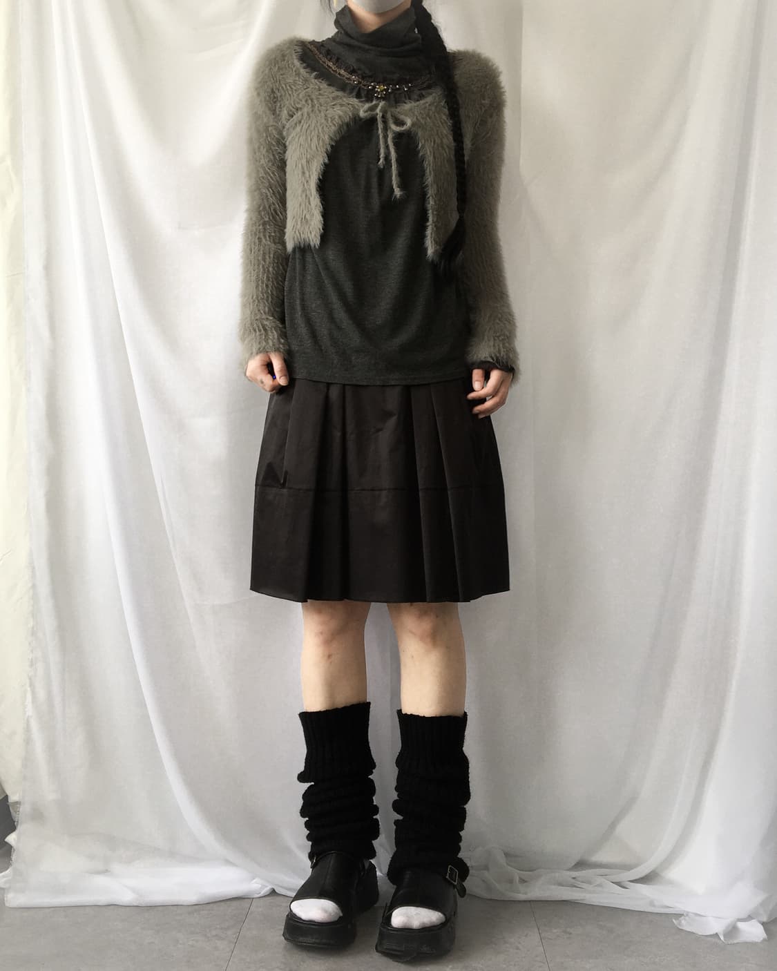 Fluffy knit cardigan 상품이미지5