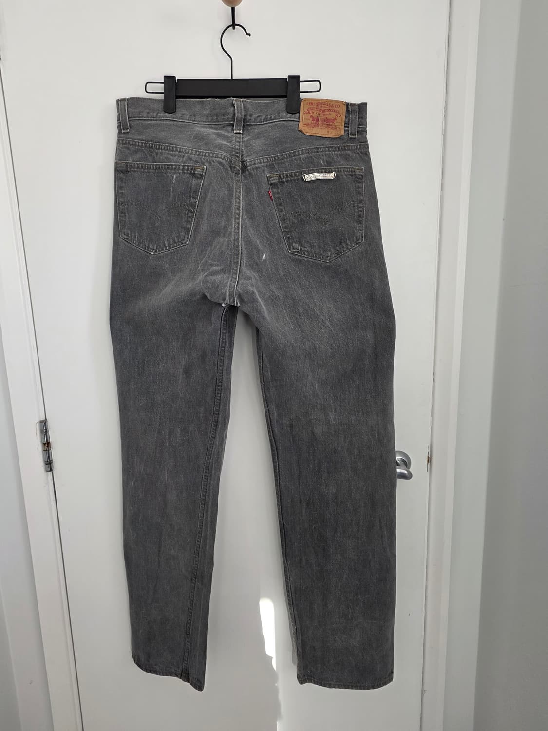 [34] 크롬하츠 리바이스 빈티지 501 플레인 블랙 워싱 데님 상품이미지2