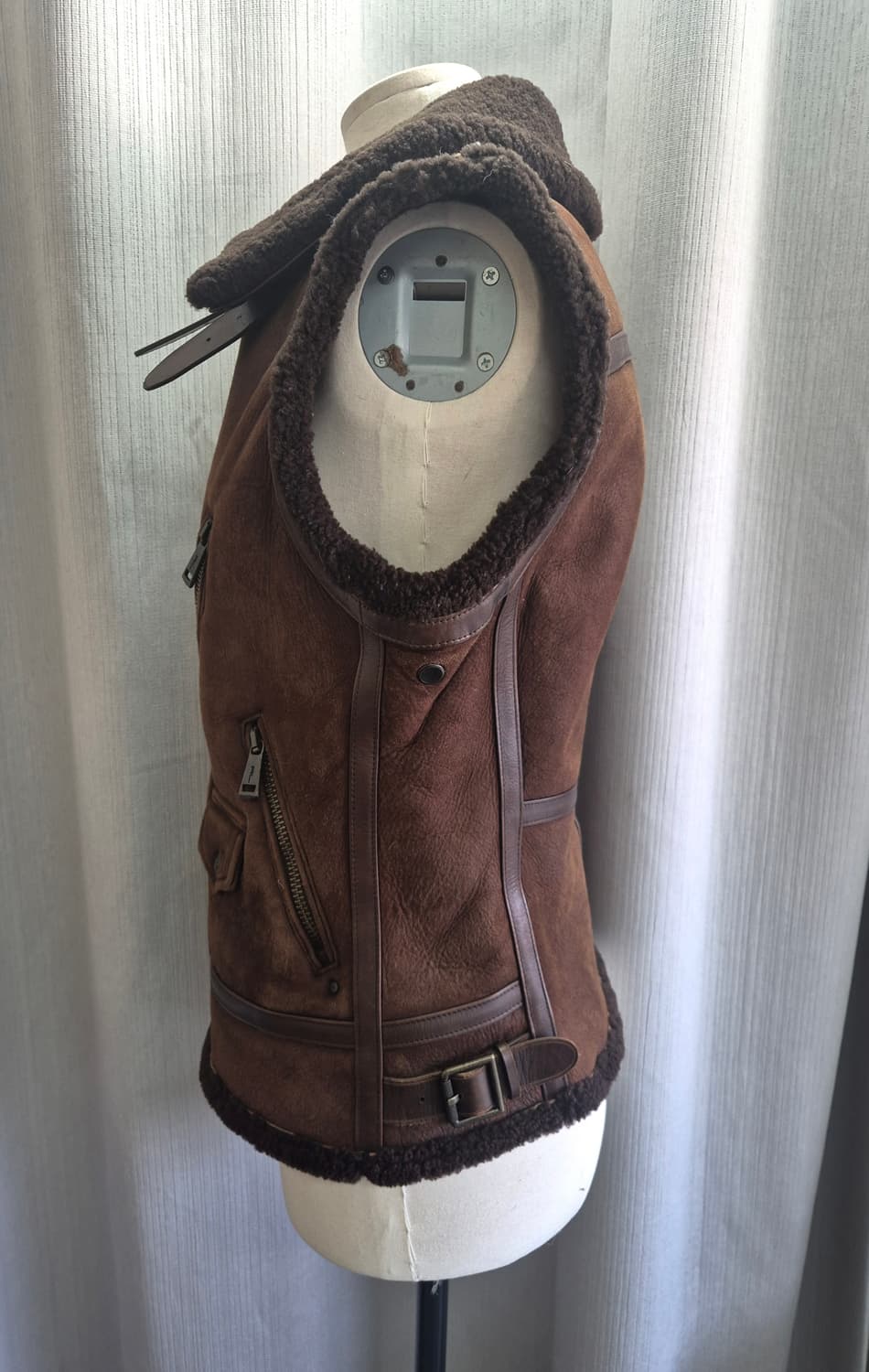 폴로 랄프로렌 무스탕 조끼 XS#최상급 상품이미지3