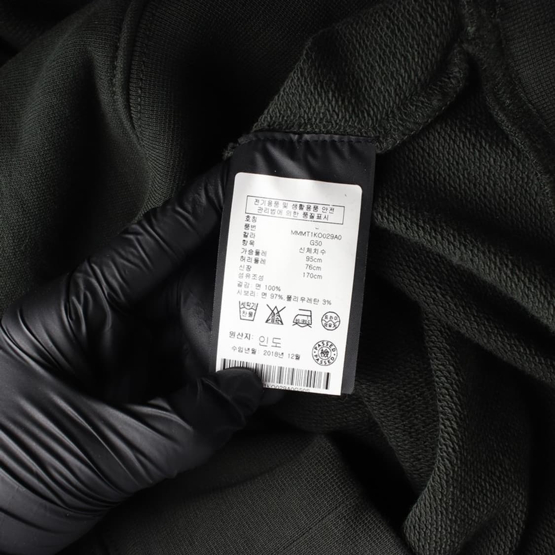 클럽모나코 하프 집업 기모 후드티 S 상품이미지6