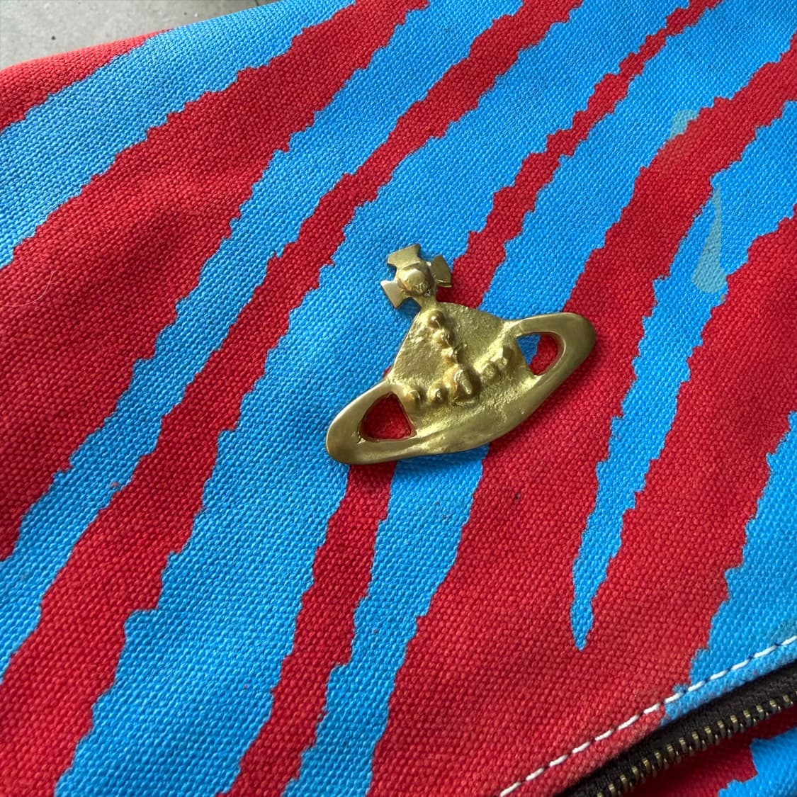 비비안웨스트우드 올드 OB로고 스컬 펑키 클러치 상품이미지5