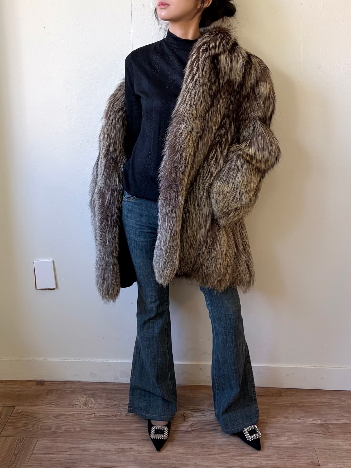 SAGA FOX 슈퍼 퀄리티 폭스 퍼 자켓 상품이미지8