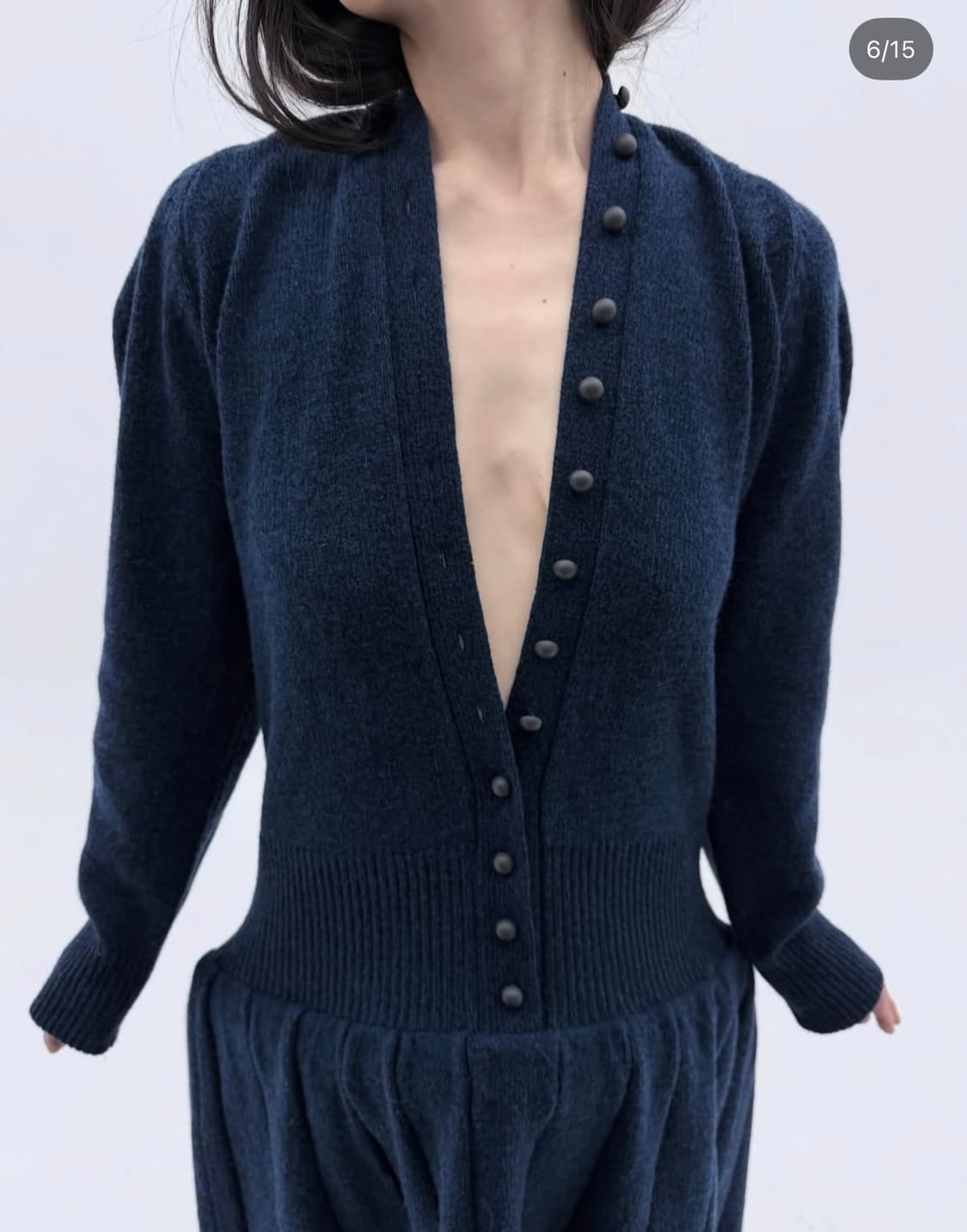 Eonts Roof Knitwear Bokashi Blue 상품이미지1