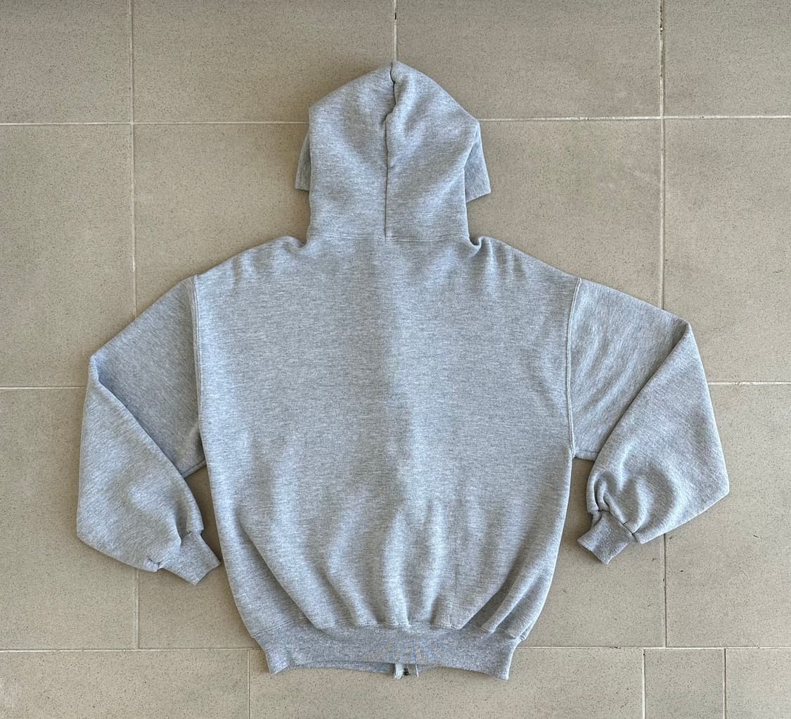 90s 빈티지 러셀 후드집업 그레이 L USA 상품이미지2