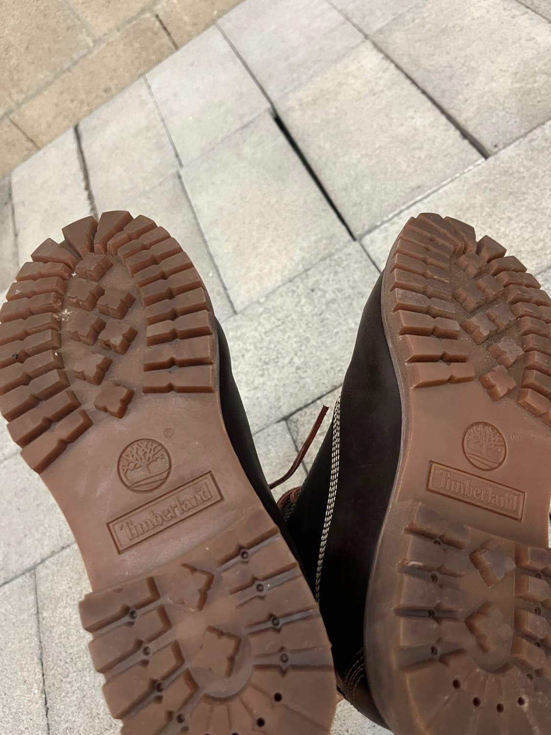 팀버랜드 다크 브라운 레더 워커 부츠 상품이미지9