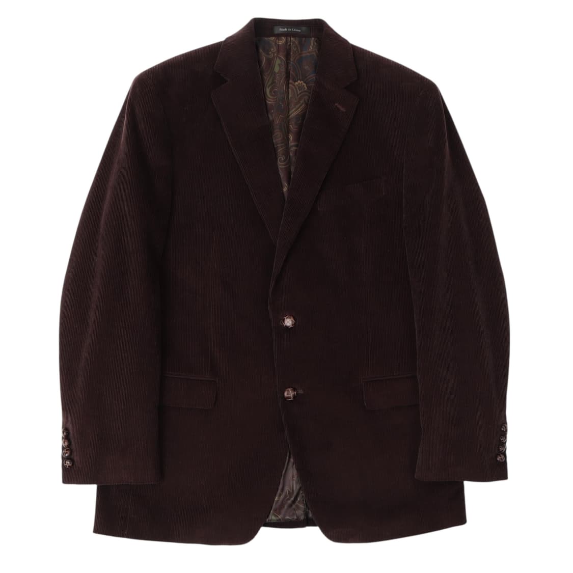 로렌 랄프로렌 브라운 코듀로이 우드 2B 자켓 상품이미지1