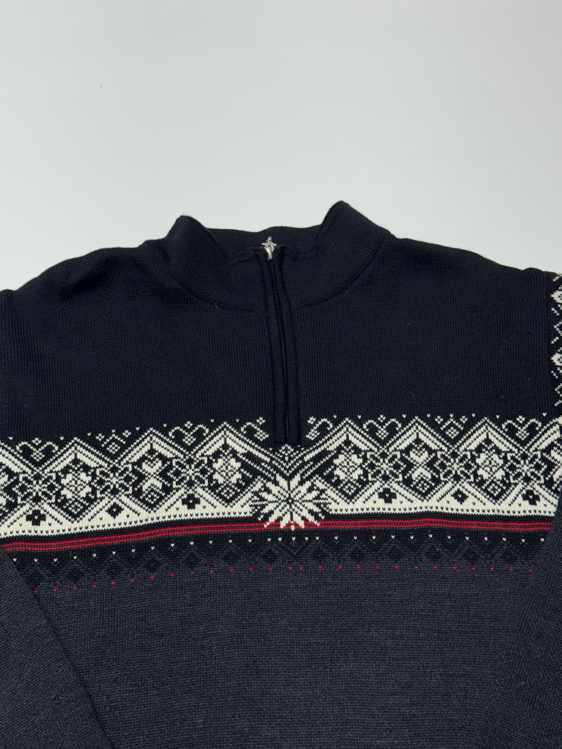 데일오브노르웨이 100% WOOL 쿼터 집업 니트 L 상품이미지3