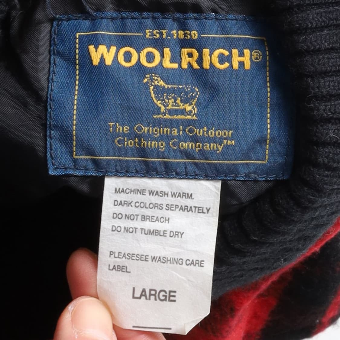 울리치 Woolrich Check Pattern Wool Jacket 
 상품이미지7