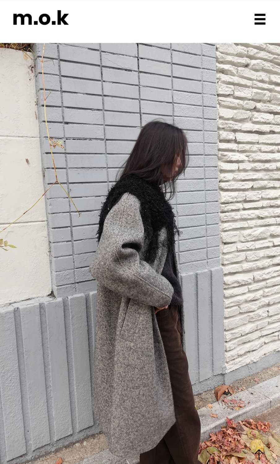 MOK모크 그레인 레글런 코트 상품이미지3