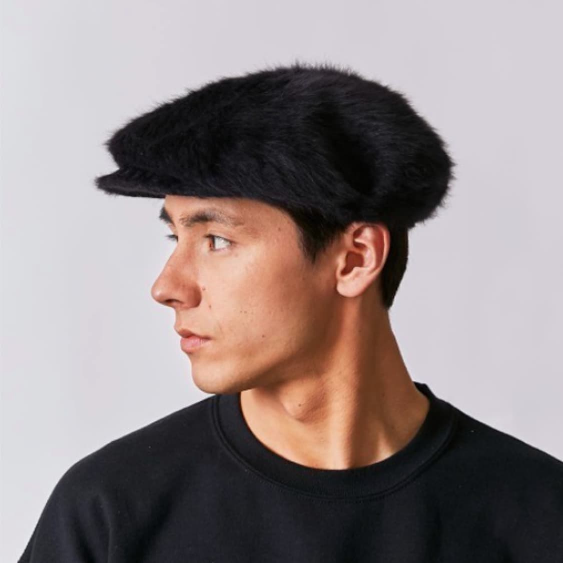 KANGOL 퍼고라 애플캡 블랙 - S/M 상품이미지1