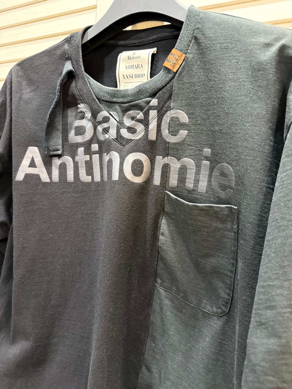 Mihara Yasuhiro 메종 미하라야스히로 Antinomie 티셔츠 상품이미지4