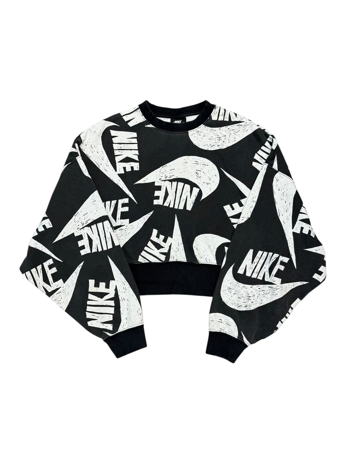 [M] 나이키 프린팅 크롭 맨투맨 상품이미지4