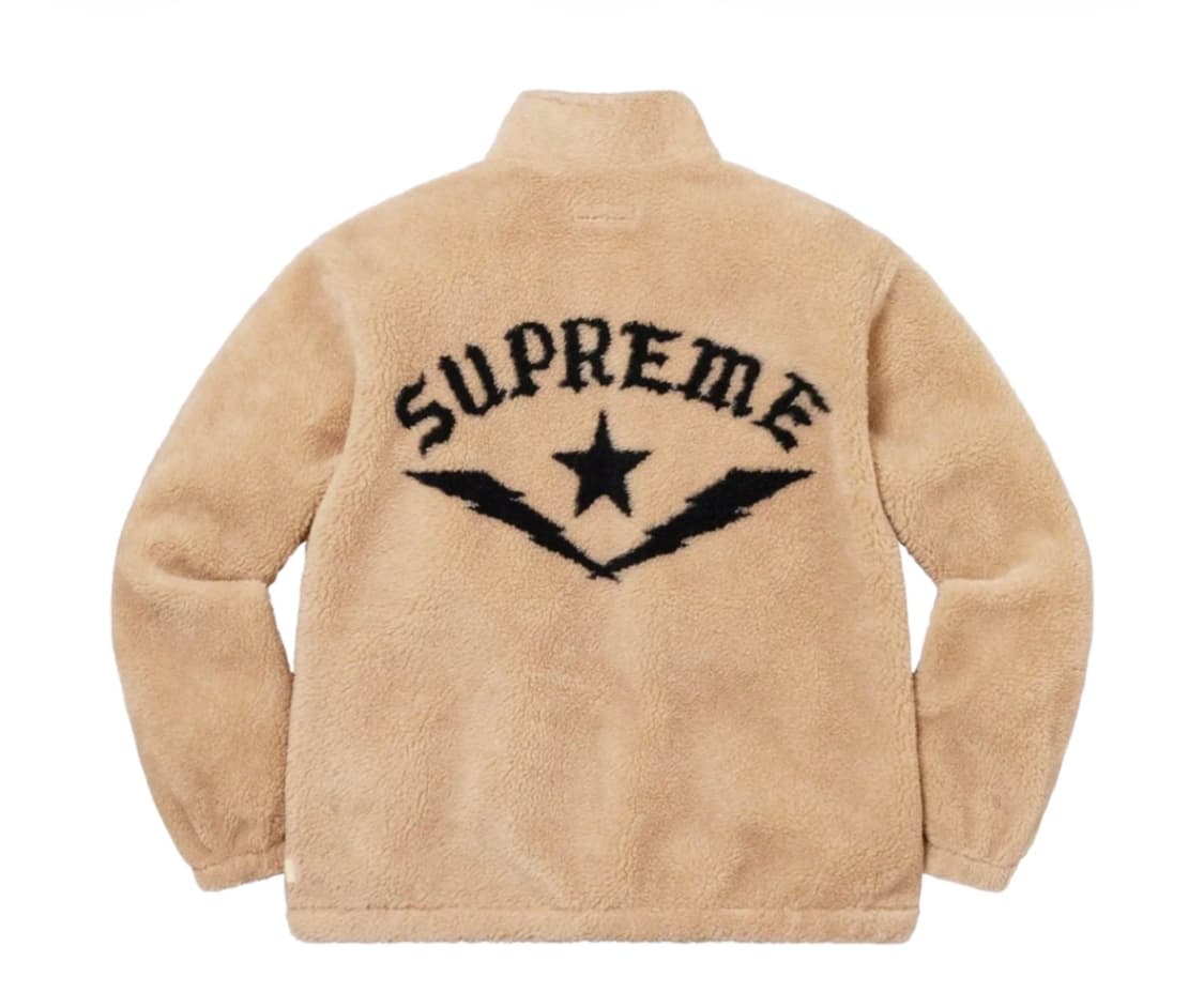 슈프림 스타 플리스 자켓 내츄럴 L 상품이미지1