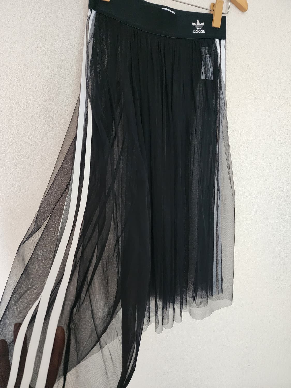 아디다스 3선 튤 스커트 블랙 상품이미지3