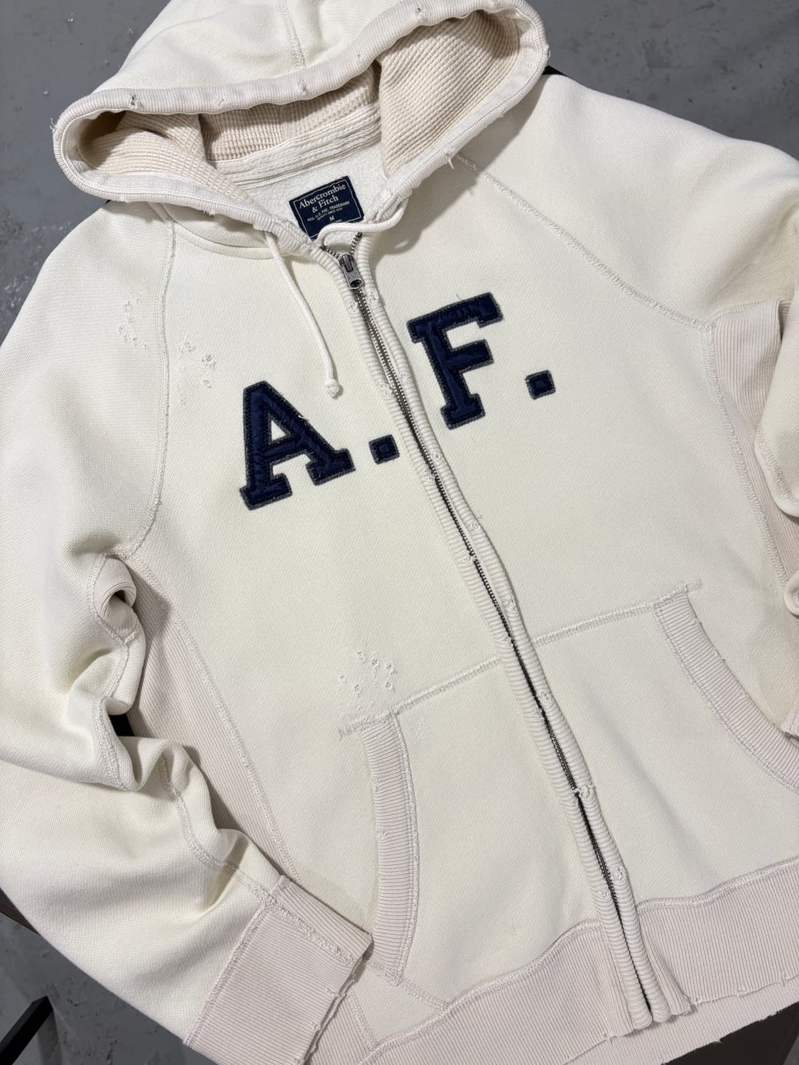 아베크롬비 크림 후드집업  상품이미지4