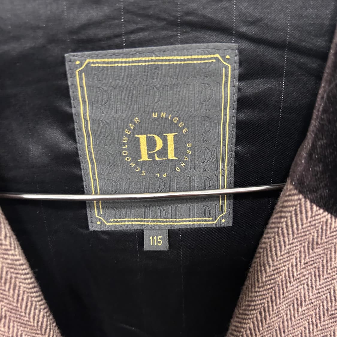 파크랜드 PL 벨벳 카라 울 헤링본 블레이져 상품이미지3