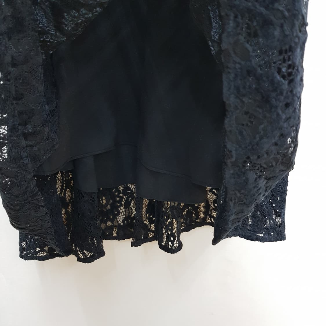 한섬 타임 레이스 배색 캐시미어 롱원피스 F사이즈 (택달린 새제품) 상품이미지4