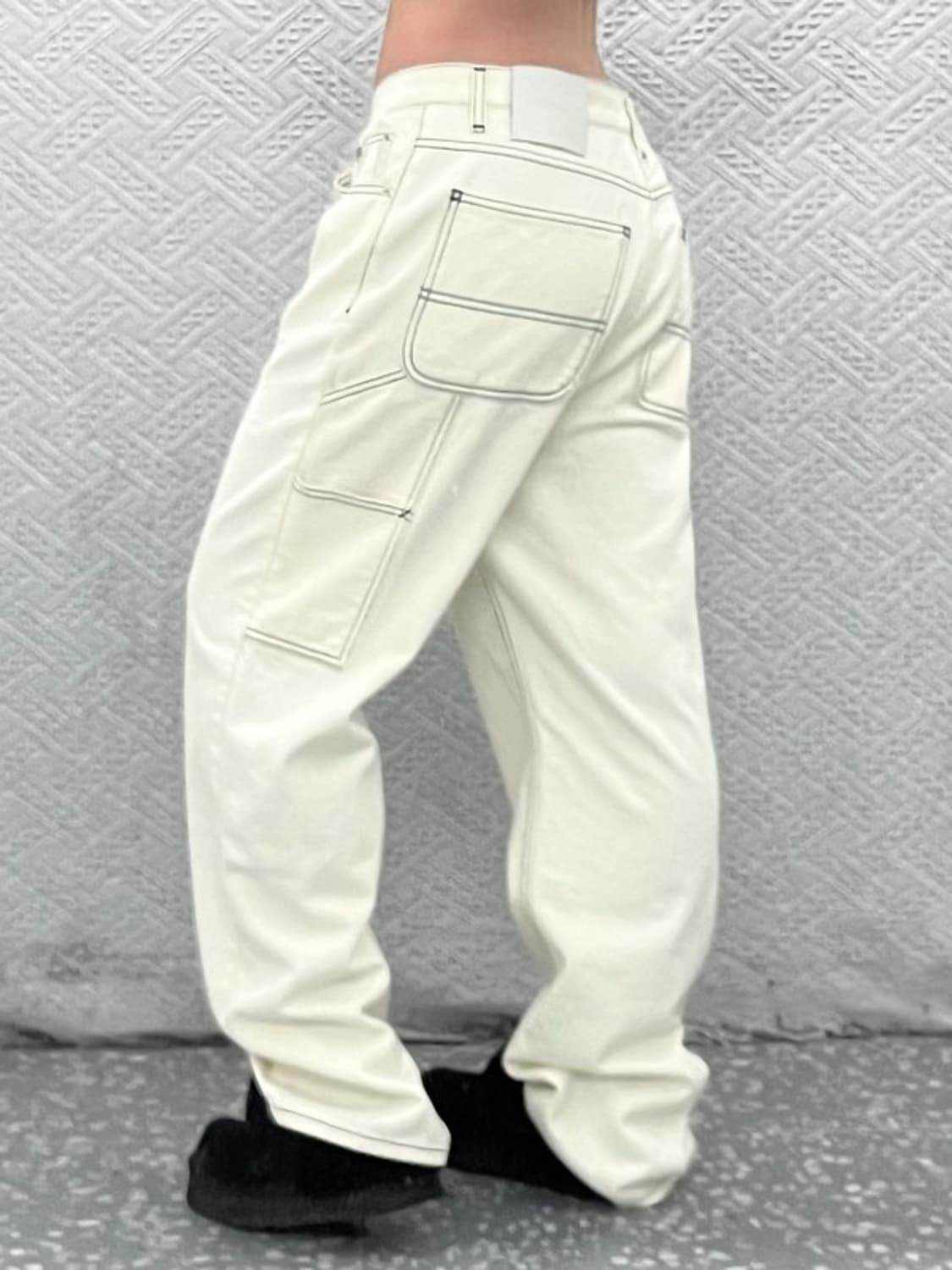 비바스튜디오 빈티지 카펜터 스케치라인 코튼팬츠 M C07631 상품이미지1