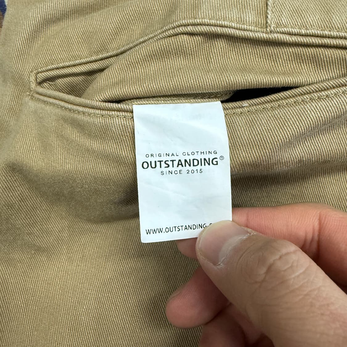 (32)아웃스탠딩 Outstanding 오피서 코튼 치노팬츠(베이지) 상품이미지4