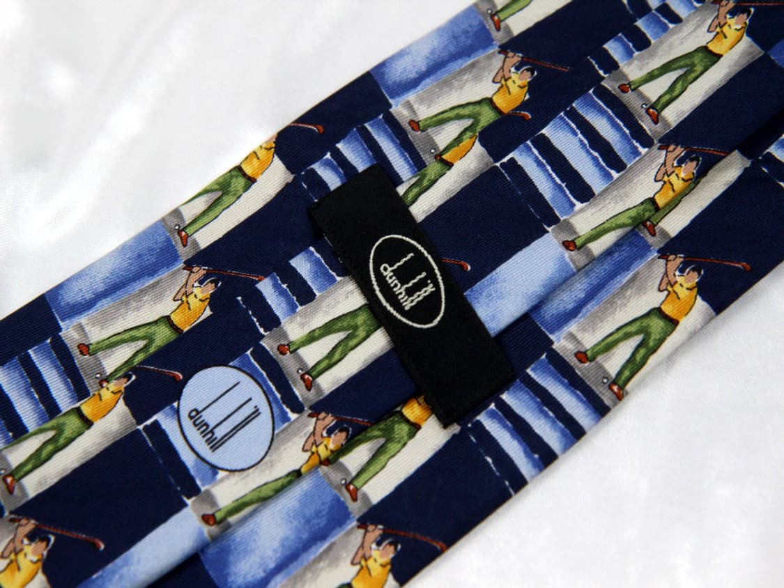  던힐 9.5cm A등급 남자 명품 넥타이 상품이미지3