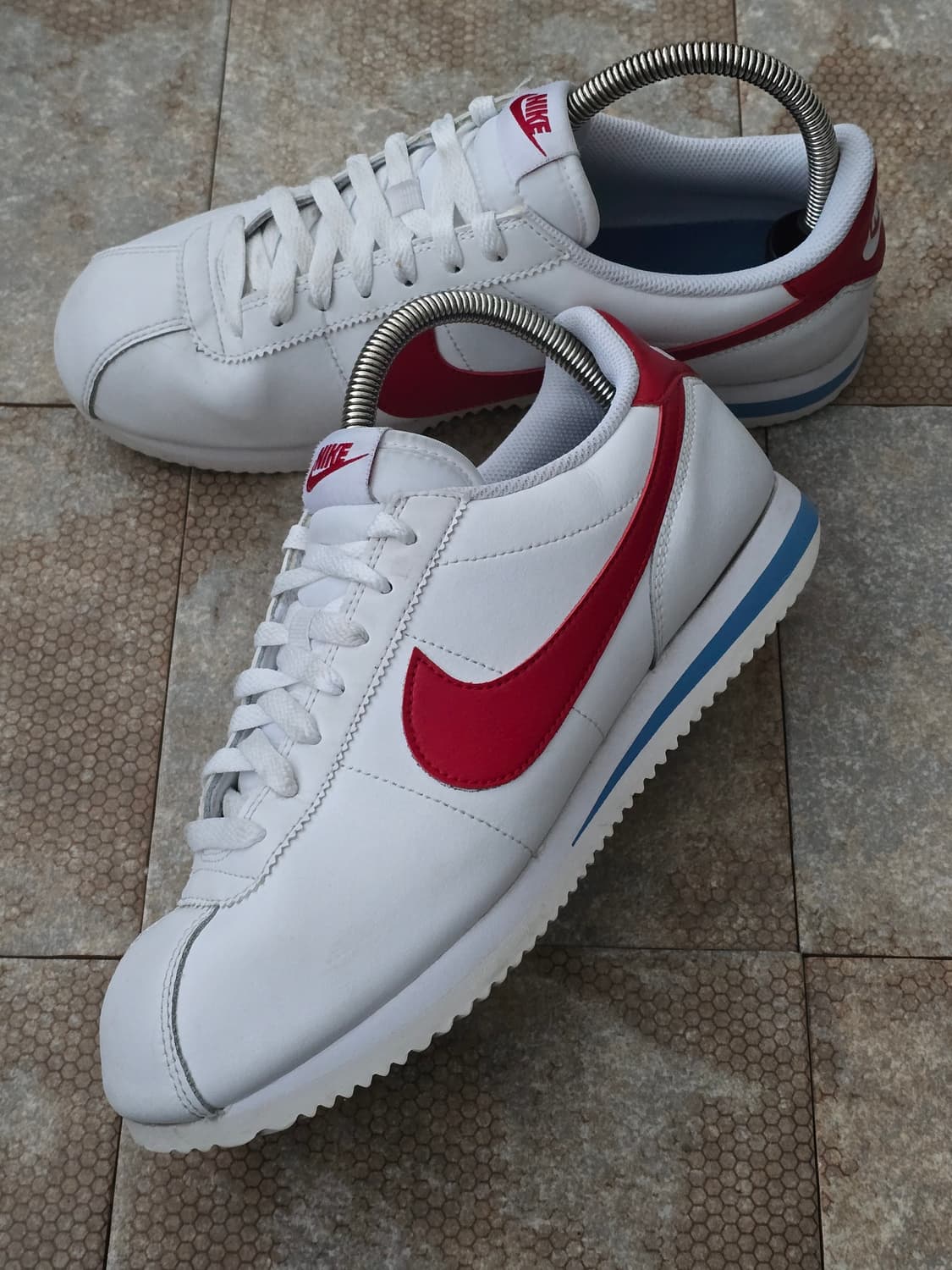 (265)나이키 코르테즈 레더 바시티 레드 상품이미지3