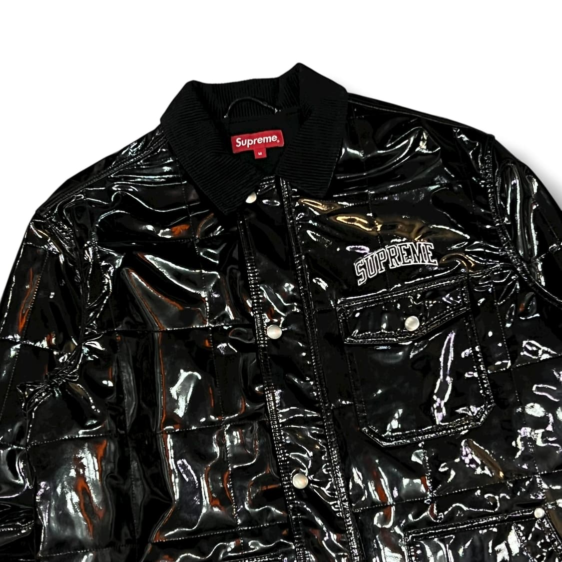  18ss 슈프림퀄티드 페이턴트 워크 자켓 y14029 상품이미지4