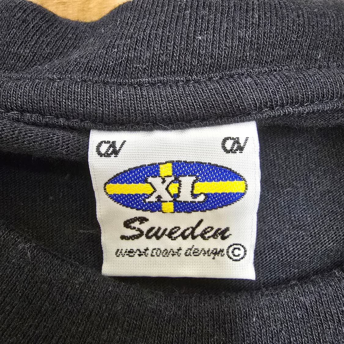 Vintage 90s 스웨덴 뤼세실 수베니어 티셔츠 상품이미지4