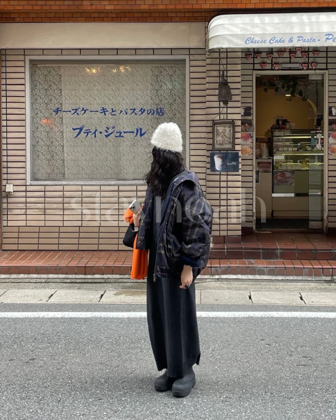 바스켓 체크 바시티 후리스 점퍼 상품이미지5