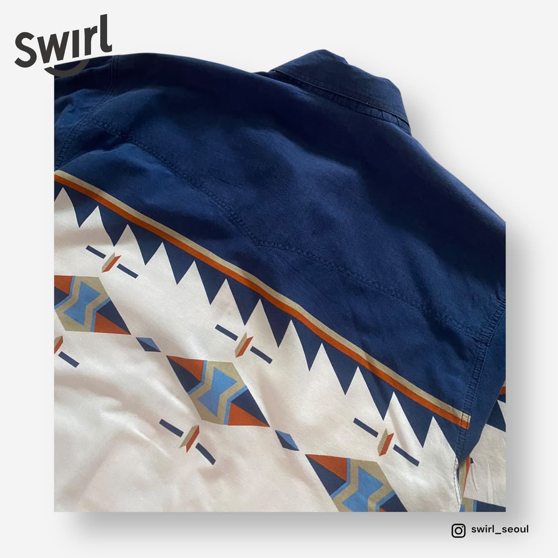 🌊Western frontier Navajo shirts 상품이미지2
