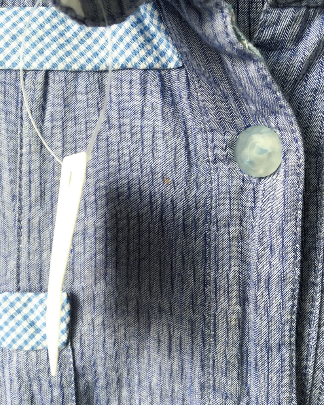 Dot pattern trimming high neck hood jack 상품이미지5