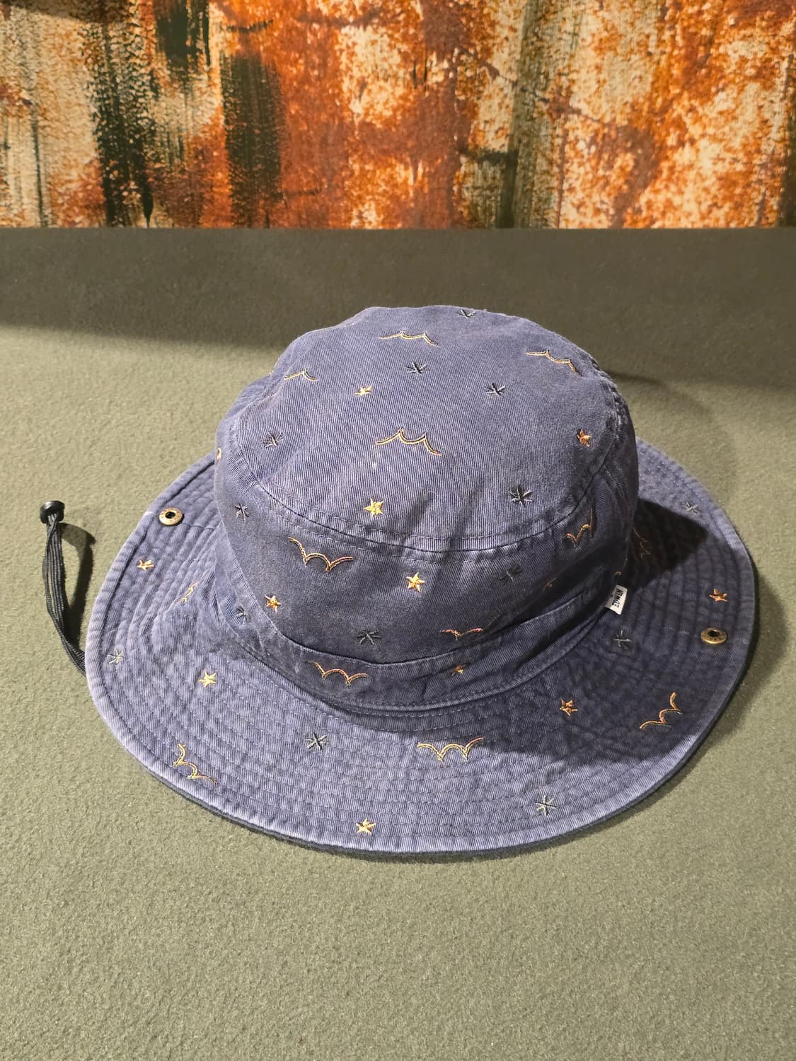 EDWIN Star and Wave Pattern Bucket Hat 상품이미지1