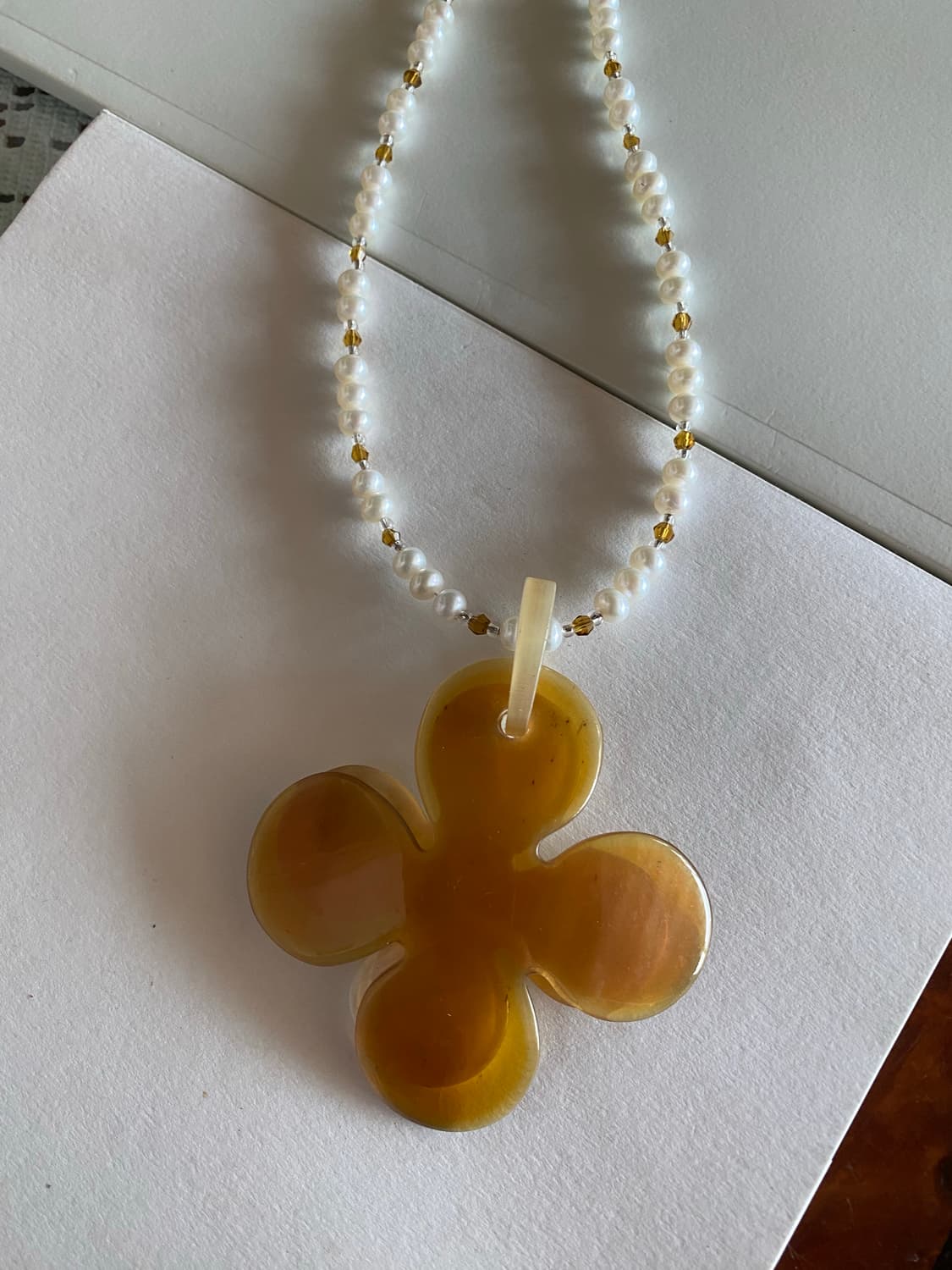 빈티지 플라워 팬던트 목걸이 상품이미지6