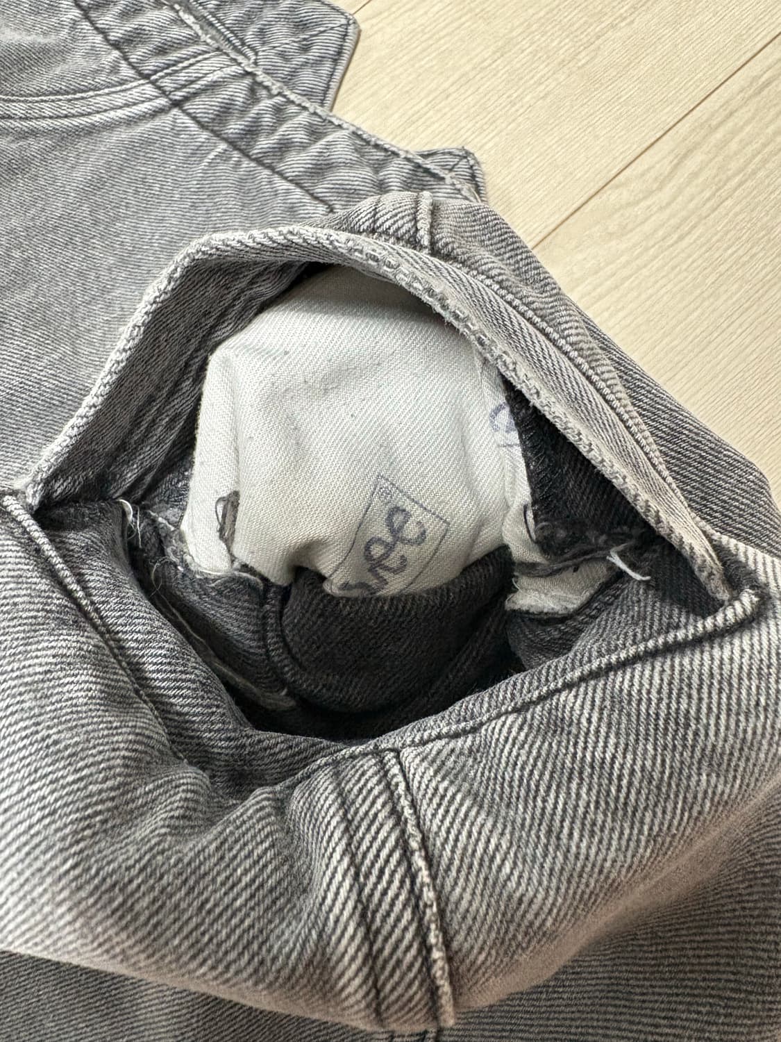 80년도 Lee 빈티지 워크 베스트, 데님 조끼 상품이미지4