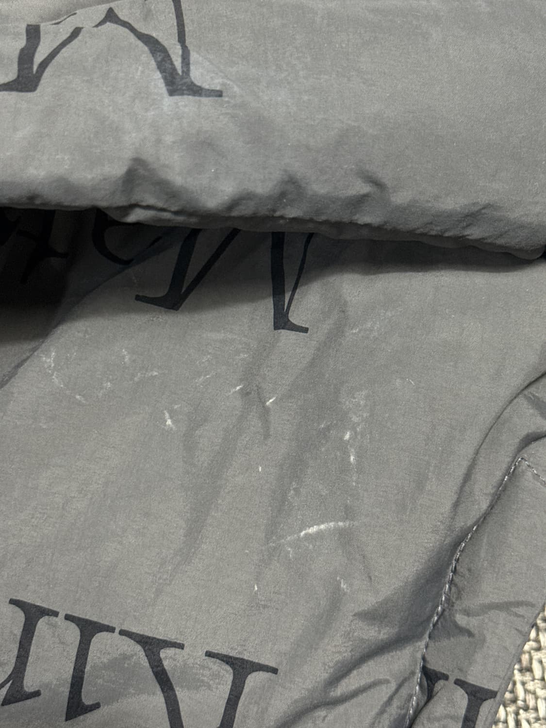 마뗑킴 로고 덕다운 패딩 상품이미지4