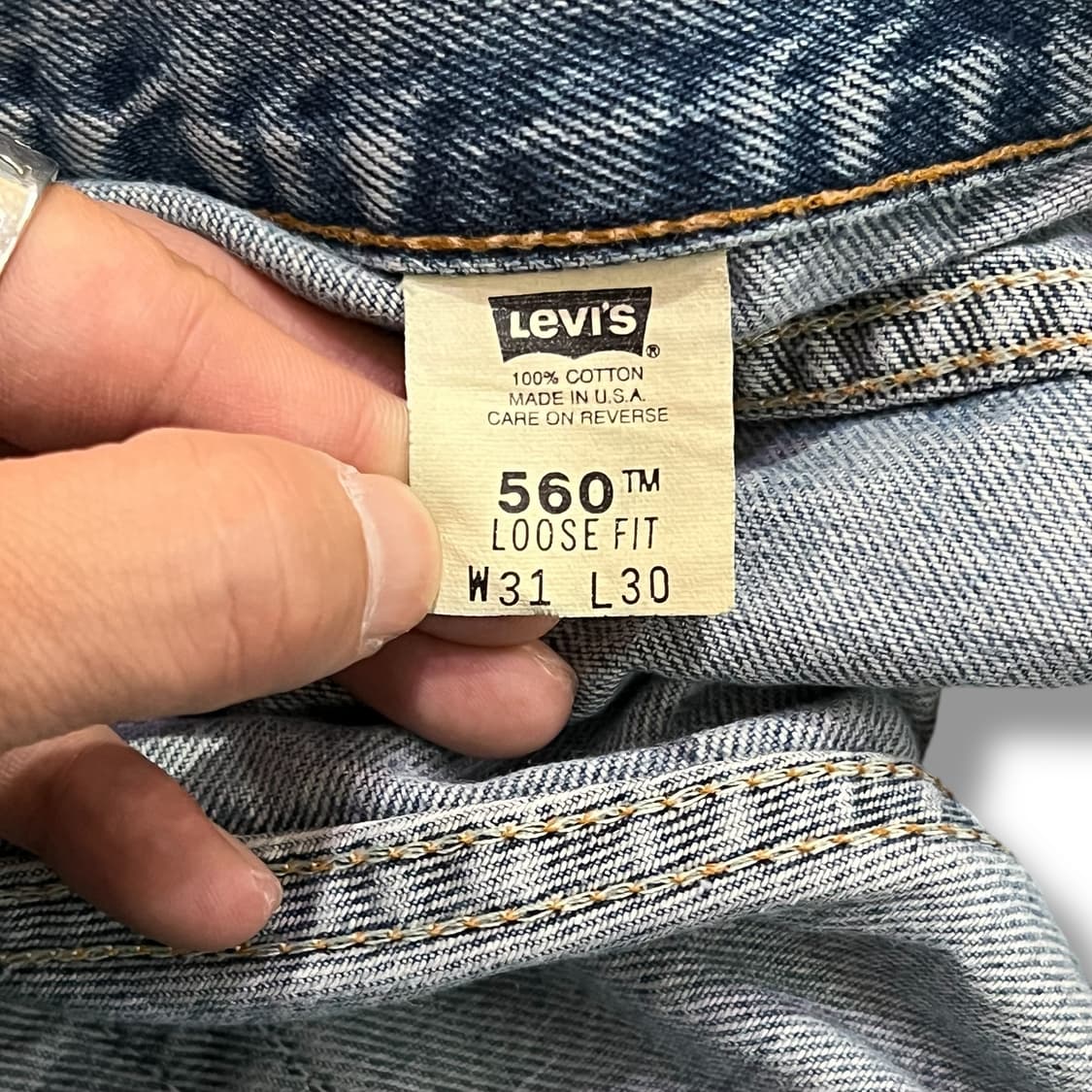 USA 리바이스 560 데님팬츠 y13641 상품이미지9