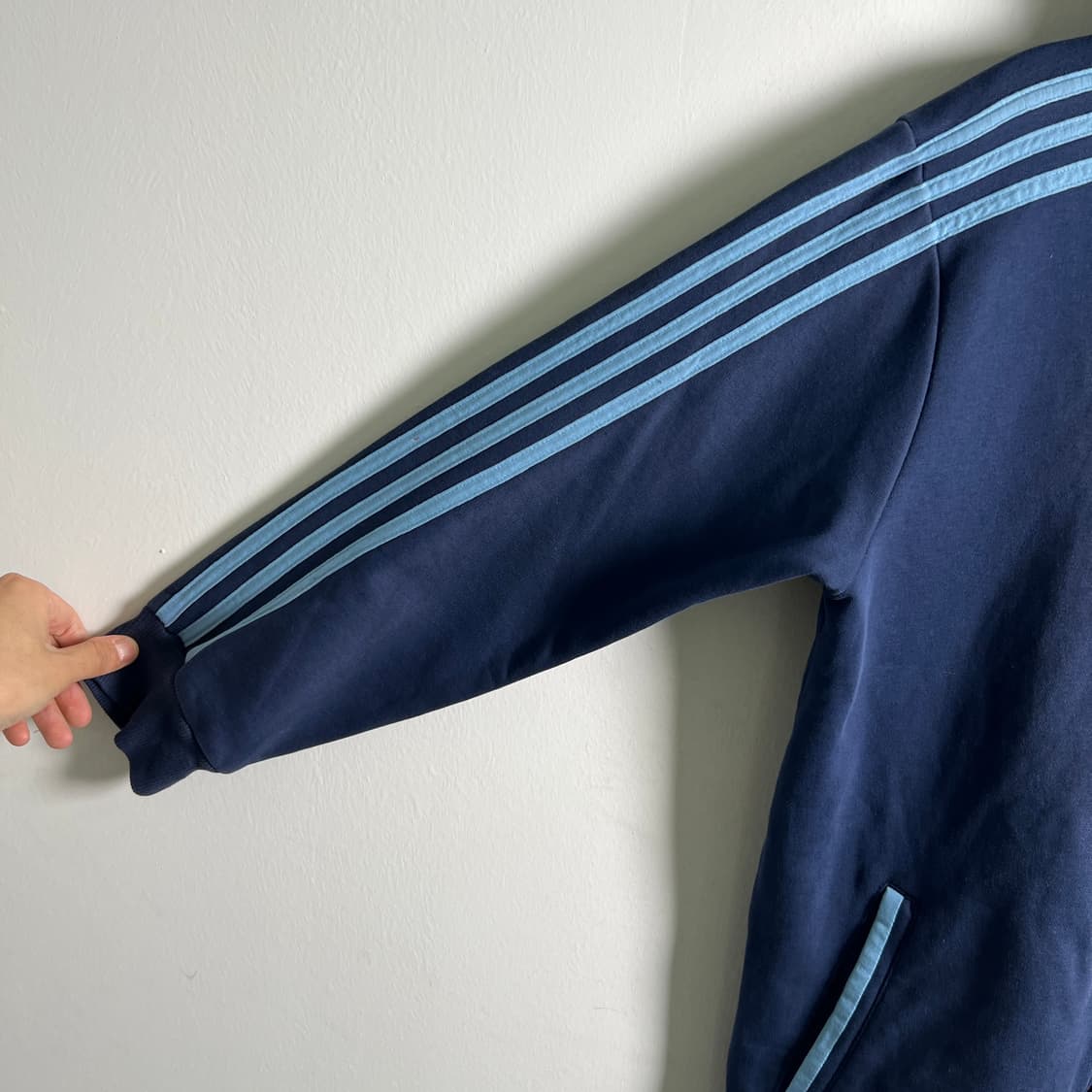 아디다스 네이비 삼선 후드집업 105 상품이미지7