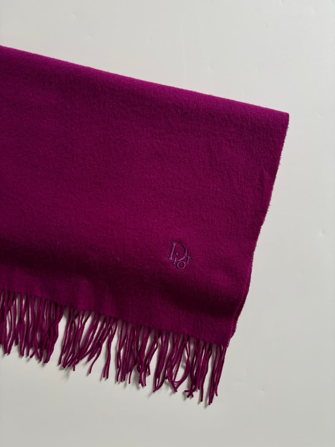 Christian Dior 디올 퍼플 울 머플러 상품이미지1