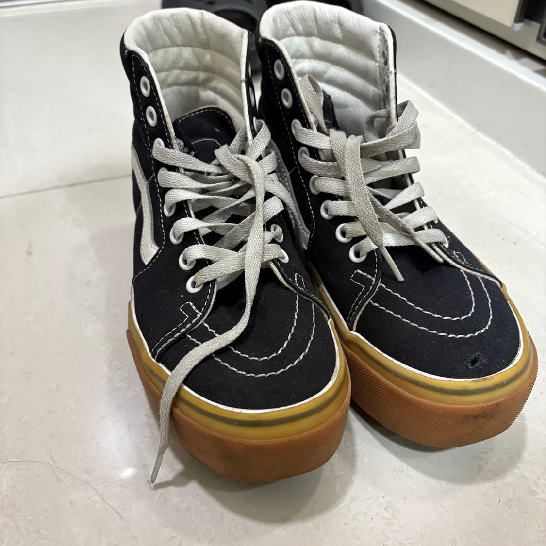 반스 올드스쿨 하이 스택드 체커보드 상품이미지5