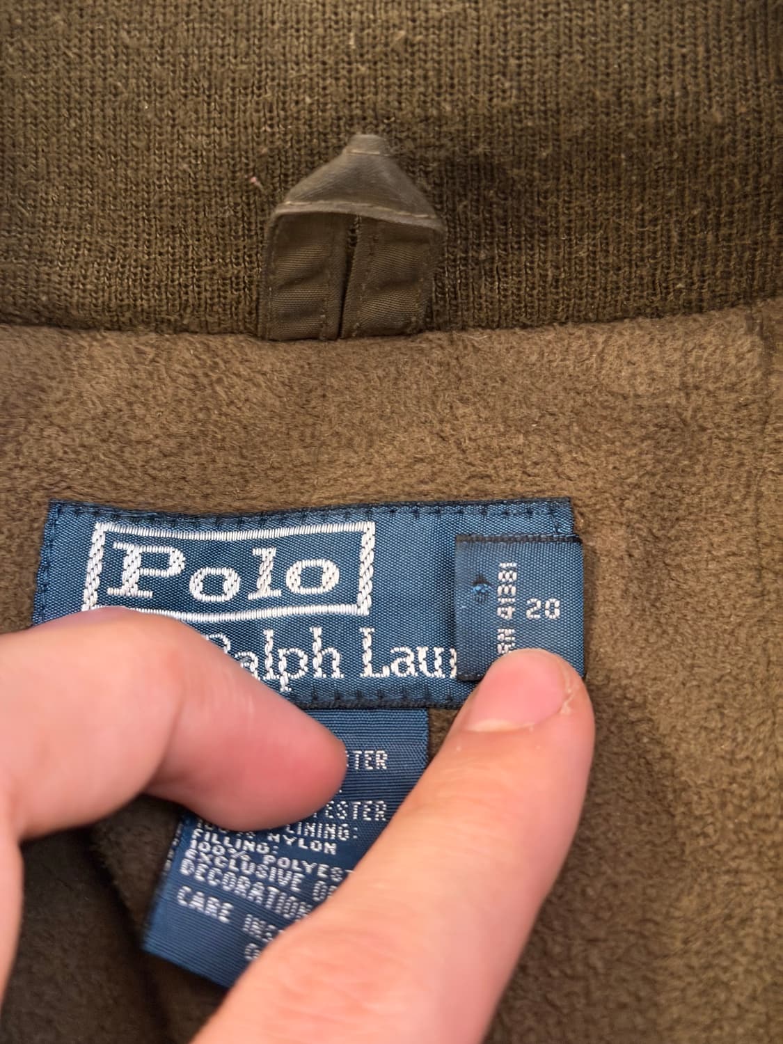 폴로 랄프로렌 폴리쉘 페리 스윙탑 자켓 다크브라운 상품이미지6