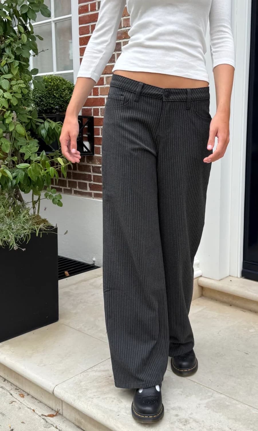 브랜디멜빌 스트라이프 슬랙스 상품이미지1