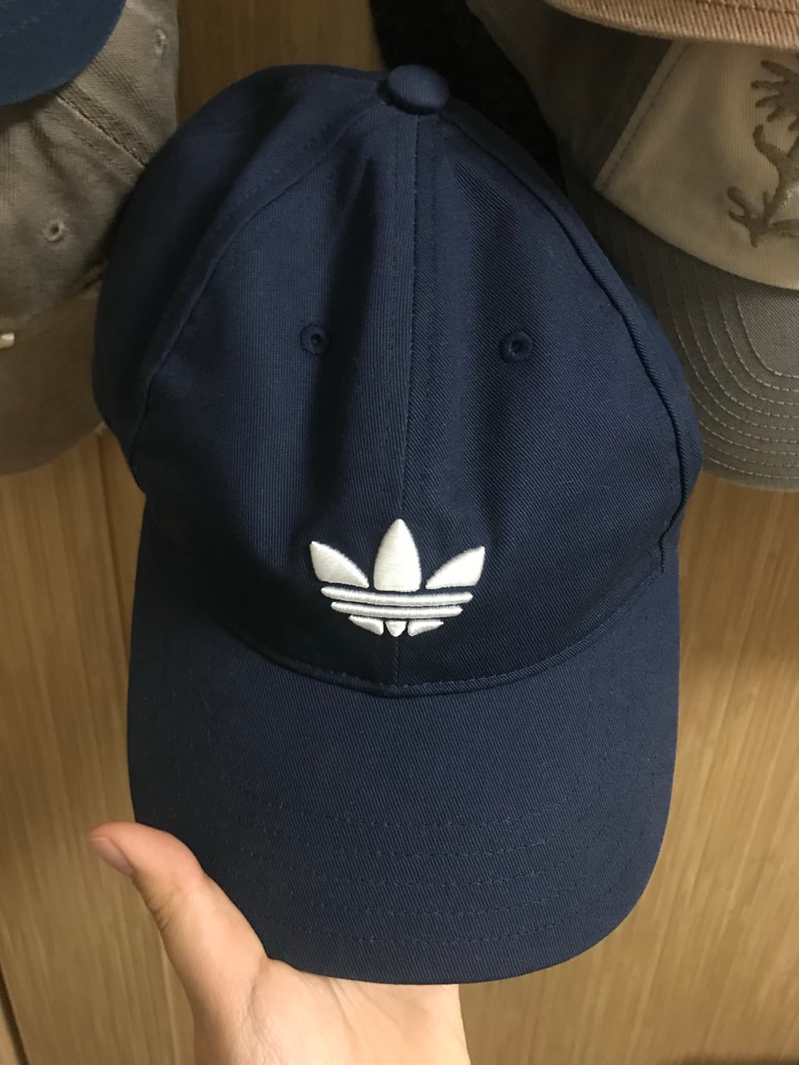 아디다스 트레포일 베이스볼 캡 네이비 상품이미지1