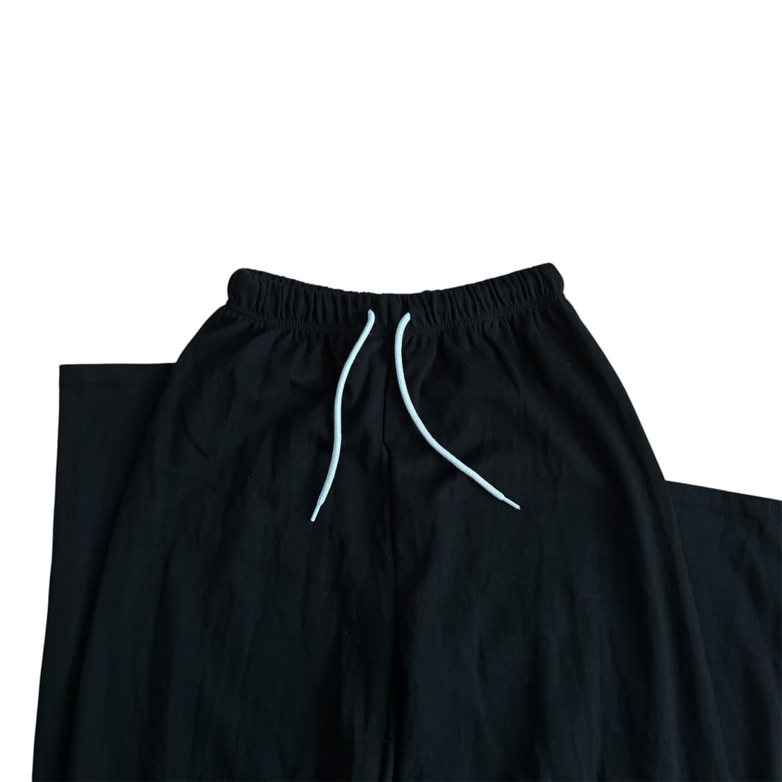 Basic 블랙 와이드 트레이닝 바지 상품이미지2