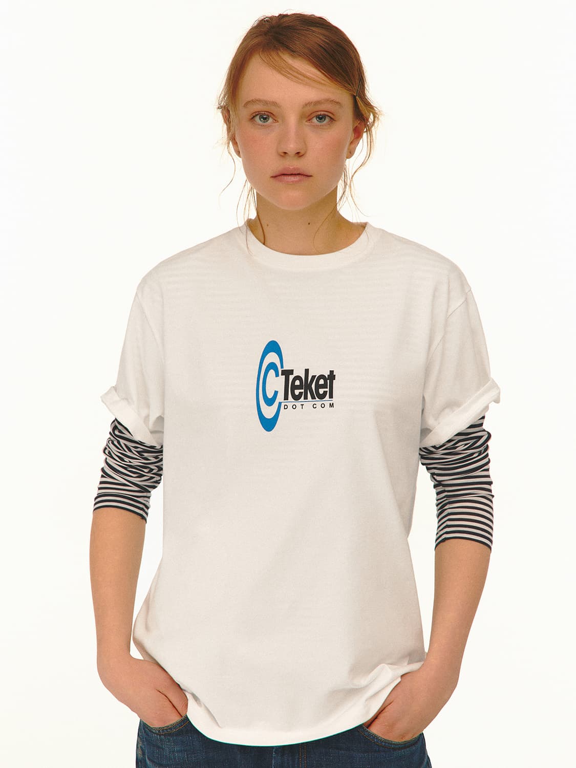테켓 Symbol Tee White M 상품이미지3