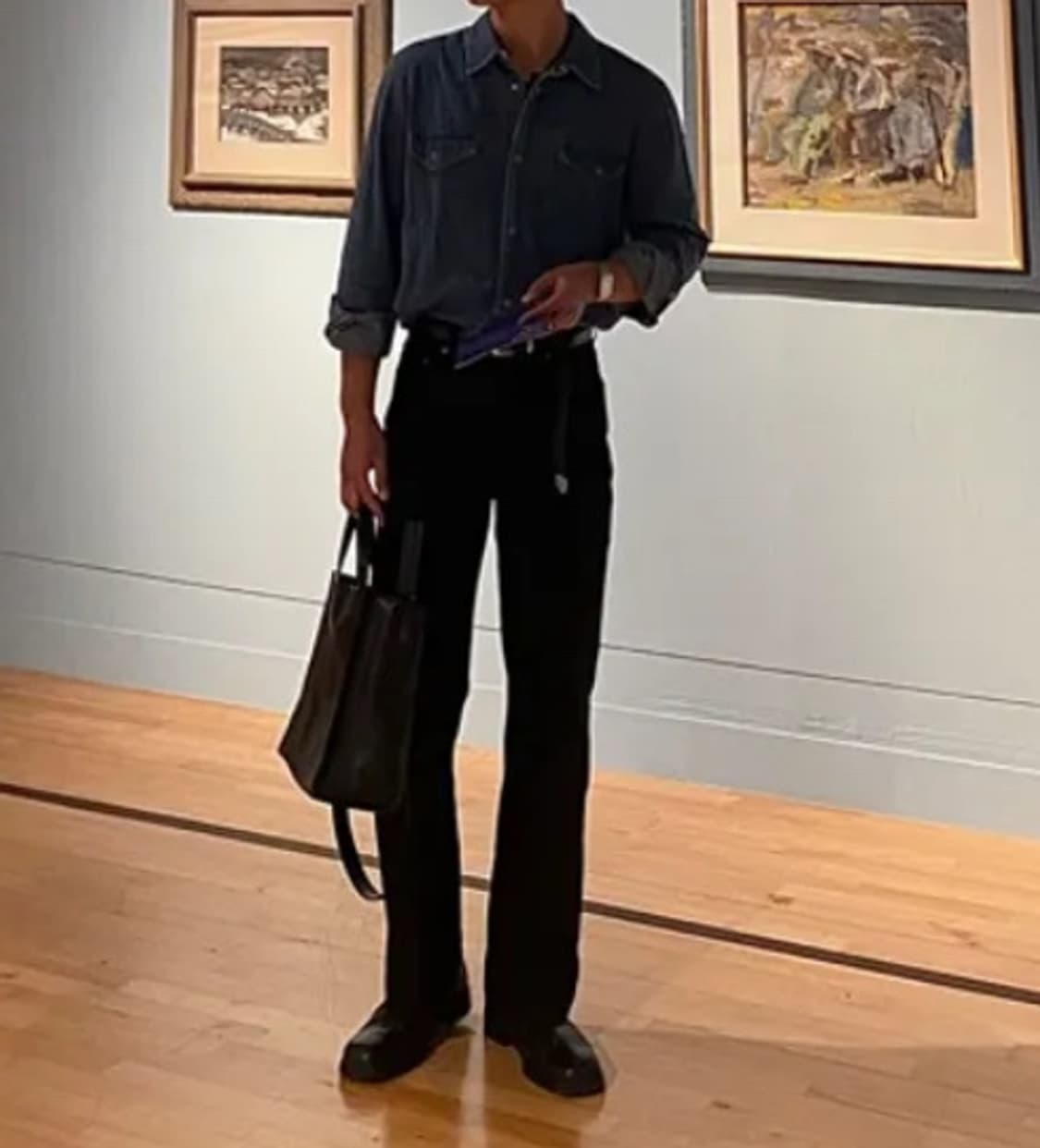 모드나인 블랙진 청바지 상품이미지2