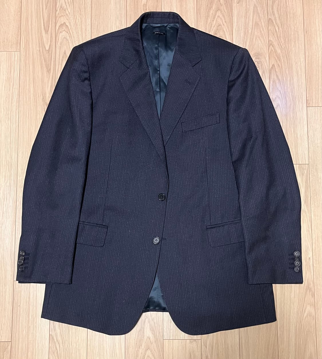 S.T. Dupont 남성 스트라이프 블레이저 105 상품이미지1